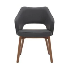 Elements Karin Chair Black PU -Home Furniture 30778792 alt02