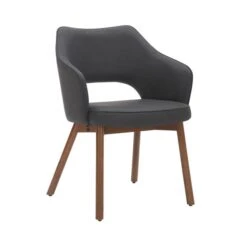 Elements Karin Chair Black PU -Home Furniture 30778792 alt03