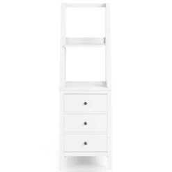 Dunelm Lynton Ladder Bedside White -Home Furniture 30780277 alt02