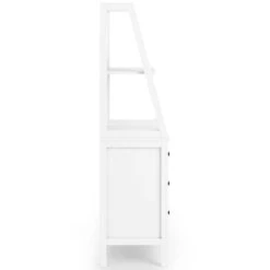 Dunelm Lynton Ladder Bedside White -Home Furniture 30780277 alt03