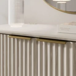 Dunelm Neena Small Sideboard, White Wash Acacia Wood -Home Furniture 30781310 alt04