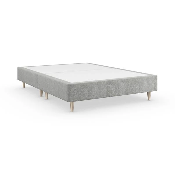 Dunelm Platform Chenille Bed Base 2 Dunelm Platform Chenille Bed Base - Image 2