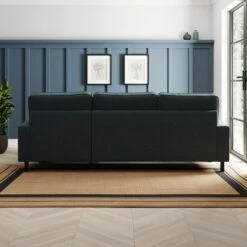 Dunelm Beatrice Chunky Soft Chenille Corner Chaise Sofa -Home Furniture 30792390 alt04