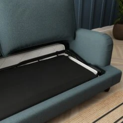 Dunelm Beatrice Chunky Soft Chenille Sofa Bed -Home Furniture 30792392 alt05