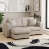 Dunelm Carson Small Chunky Chenille Corner Chaise