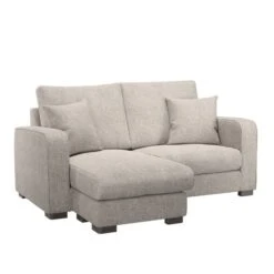 Dunelm Carson Small Chunky Chenille Corner Chaise 8 Dunelm Carson Small Chunky Chenille Corner Chaise -Home Furniture 30792416 alt02