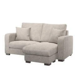Dunelm Carson Small Chunky Chenille Corner Chaise 9 Dunelm Carson Small Chunky Chenille Corner Chaise -Home Furniture 30792416 alt03