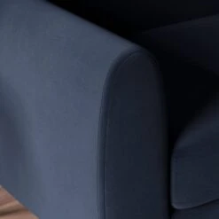 Dunelm Crombie Velvet 2 Seater Sofa In A Box Luxe Navy -Home Furniture 30792488 alt05