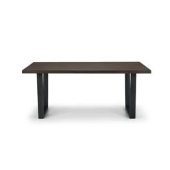 Julian Bowen Brooklyn Rectangular Dining Table Dark Oak -Home Furniture 30794156 alt02