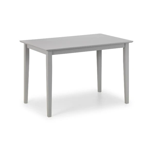Julian Bowen Kobe Compact Rectangular Dining Table Grey 2 Julian Bowen Kobe Compact Rectangular Dining Table Grey - Image 2