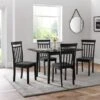 Julian Bowen Rufford Square Extendable Dining Set With 4 Coast Chairs