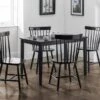 Julian Bowen Torino Set Of 4 Chairs Black