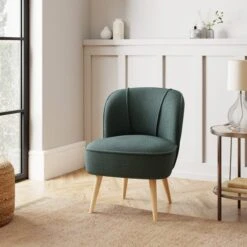 Dunelm Elsie Boucle Cocktail Chair