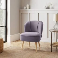 Dunelm Elsie Velvet Chair