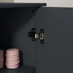 Dunelm Erna Storage Desk Grey -Home Furniture 30800637 alt03