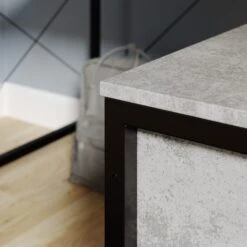 Dunelm Edwin Storage Desk Grey -Home Furniture 30800835 alt03