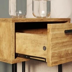 Dunelm Bryant 1 Drawer Bedside -Home Furniture 30801917 alt03