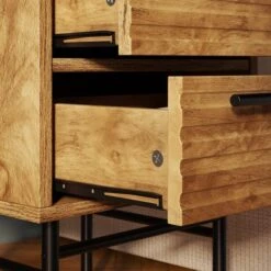 Dunelm Bryant 2 Drawer Bedside -Home Furniture 30801932 alt03