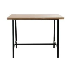 Dunelm Vixen Large Bar Table Oak Effect -Home Furniture 30802255 alt03