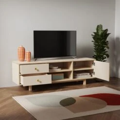 Dunelm Iver Extra Wide TV Unit -Home Furniture 30802377 alt02