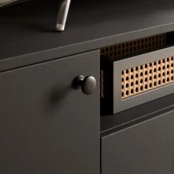 Dunelm Fulton Black Extra Wide TV Unit -Home Furniture 30803125 alt04