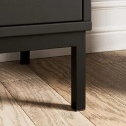 Dunelm Fulton Black Extra Wide TV Unit -Home Furniture 30803125 alt05