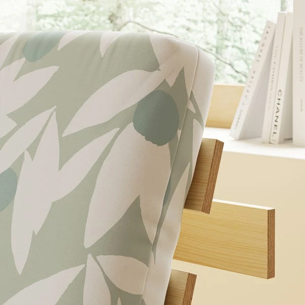 Dunelm Mito Erwin Double Futon Sage Natural Frame 5 Dunelm Mito Erwin Double Futon Sage Natural Frame - Image 5