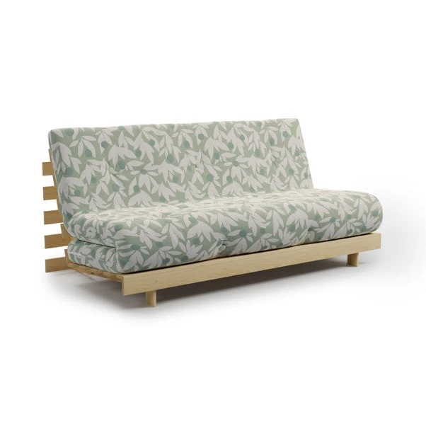 Dunelm Mito Erwin Double Futon Sage Natural Frame 6 Dunelm Mito Erwin Double Futon Sage Natural Frame - Image 6