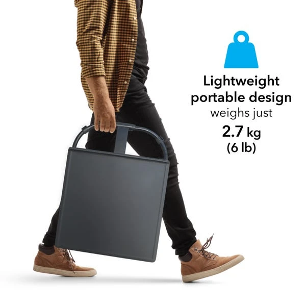 AVF Portable Laptop Side Table, Black 5 AVF Portable Laptop Side Table, Black - Image 5