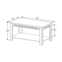 AVF White Sands Coffee Table -Home Furniture 30812458 alt03