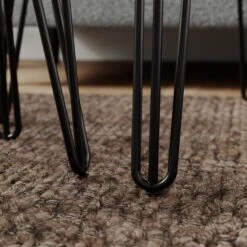 Dunelm Bella Coffee Nest Set Oak Effect -Home Furniture 30817122 alt03