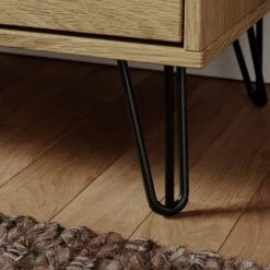 Dunelm Bella 3 Drawer Chest Oak Effect 10 Dunelm Bella 3 Drawer Chest Oak Effect -Home Furniture 30817124 alt04