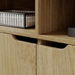 Dunelm Bella 2 Door Sideboard Oak Effect -Home Furniture 30817125 alt02