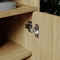 Dunelm Bella 2 Door Sideboard Oak Effect -Home Furniture 30817125 alt03