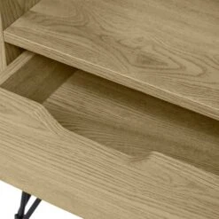 Dunelm Bella 1 Drawer Bedside Oak Effect -Home Furniture 30817127 alt04