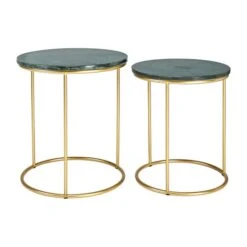 Pacific Lifestyle Pacific Milly Set Of 2 Nest Of Side Tables, Marble -Home Furniture 30821674 alt02