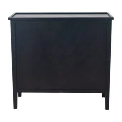 Pacific Lifestyle Pacific Chelmsford 4 Drawer Chest, Black Painted Pine -Home Furniture 30821759 alt03