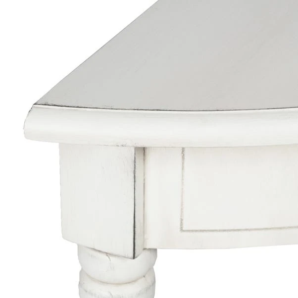 Pacific Lifestyle Pacific Heritage Half Moon Console Table, Painted Pine 4 Pacific Lifestyle Pacific Heritage Half Moon Console Table, Painted Pine - Image 4
