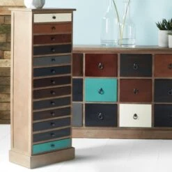 Pacific Lifestyle Pacific Loft 13 Drawer Chest, Pine