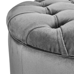 Pacific Lifestyle Pacific Alena Velvet Footstool -Home Furniture 30821805 alt04